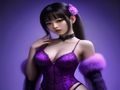 2026年全球Burlesque节日现场照片，舞台灯光绚烂，演员身着华丽羽毛装束谢幕